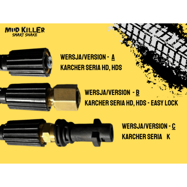 Wąż do mycia wnętrza ram do myjek Kärcher seria K - WERSJA C - obrazek 3